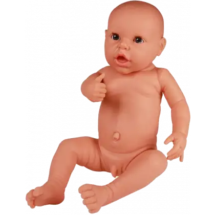 Poupée de démonstration masculine pour néonatalogie