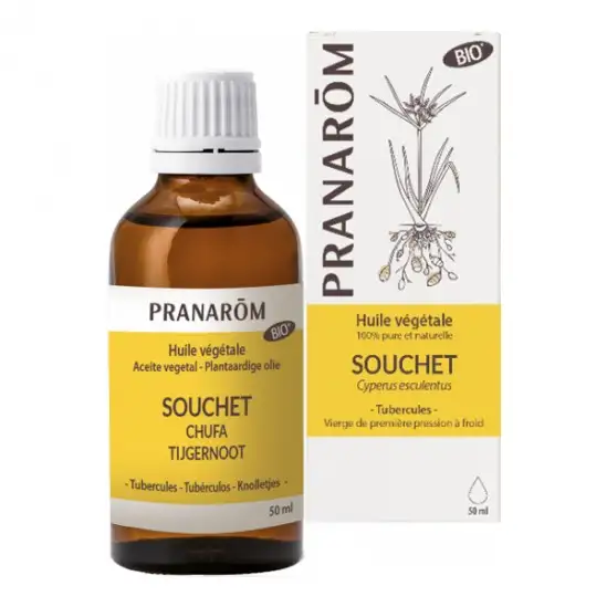Pranarôm huile végétale souchet bio 50ml