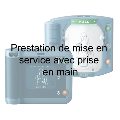Prestation de mise en service pour défibrillateur Philips HS1 et FRx