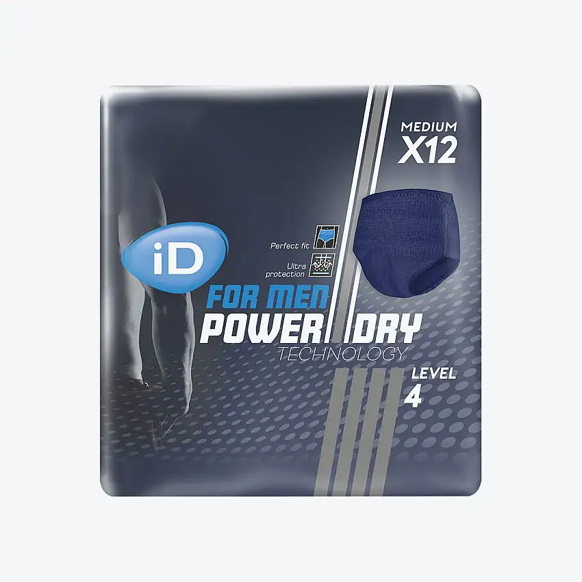 Protection urinaire homme - iD For men Niveau 4 - M - Par 12