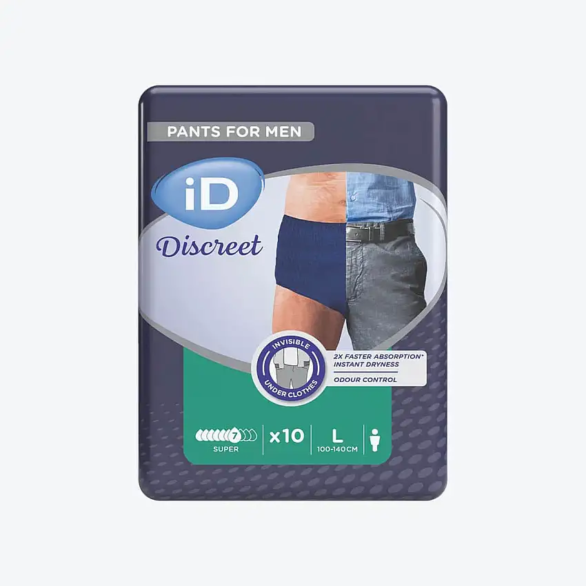 Protection urinaire homme - iD For men Niveau 4 - L - Par 10