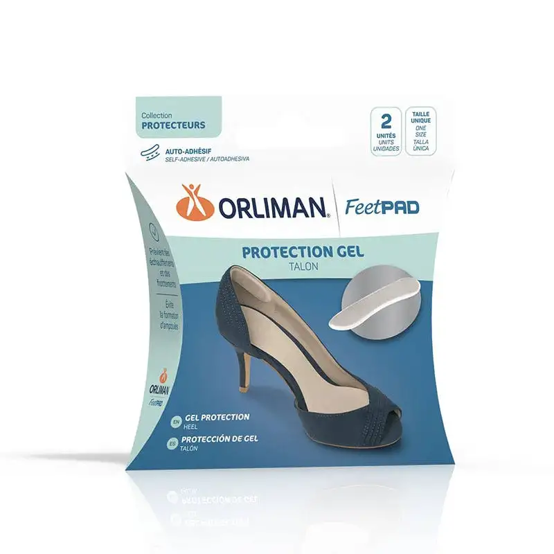 Protection gel talon 2 unités feetpad - Orliman