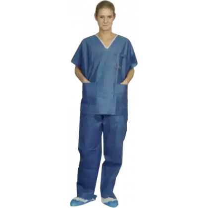 Pyjamas de bloc Tunic Bleu - 35 g/m2