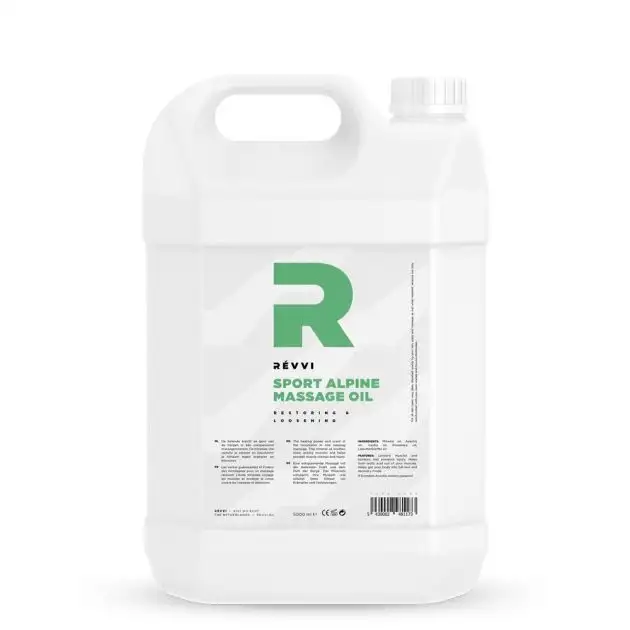 Revvi - Huile de massage alpin pour sports - Jerrican de 5 litres