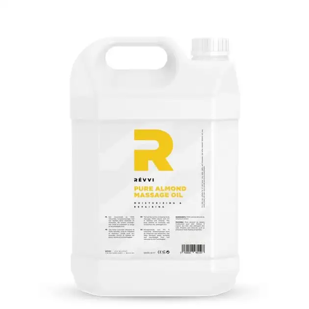 Revvi - Huile de massage pure à l'amande - Jerrican de 5 litres