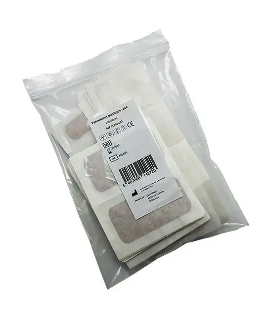 Sachet de 100 Pansements Plastiques Assortis