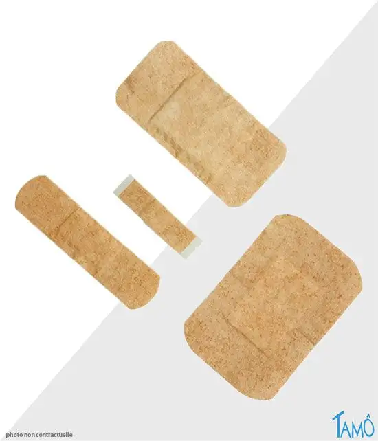 Sachets pansements écos assortis non tissés