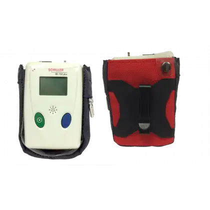 Sacoche de portage rouge pour Schiller BR102+