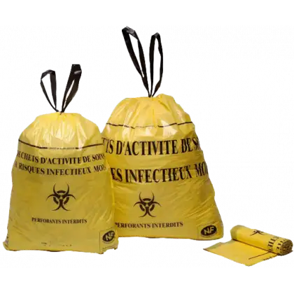Sacs pour déchets médicaux DASRI (8, 10 ou 20 rouleaux)