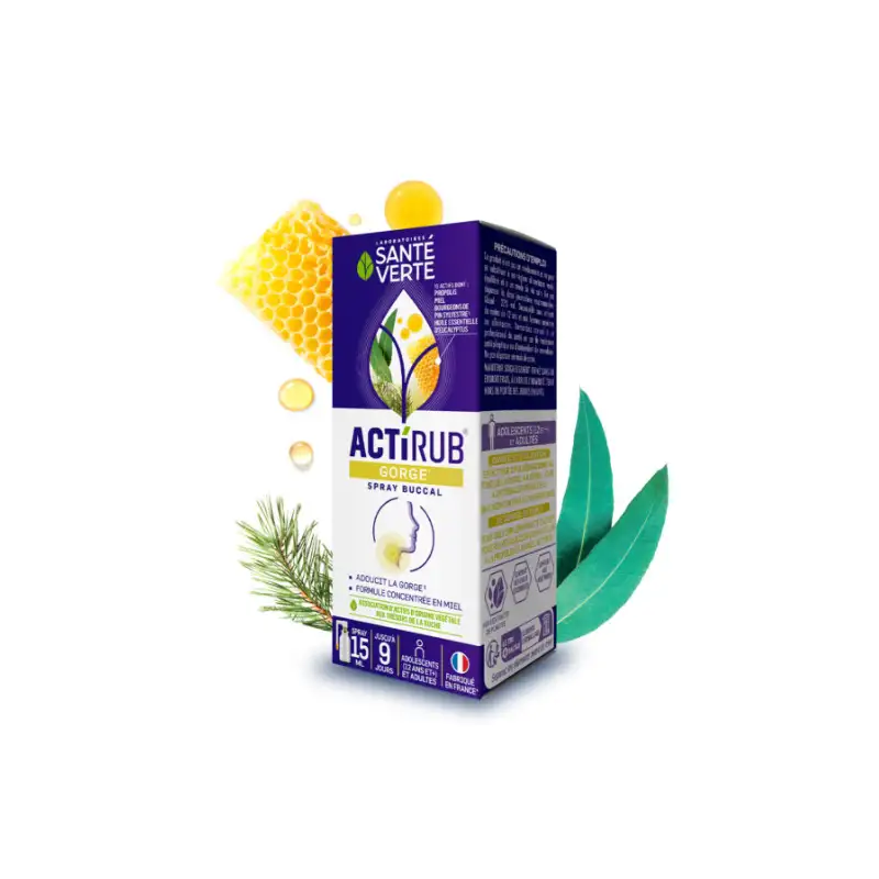 Santé Verte actirub spray buccal 15ml