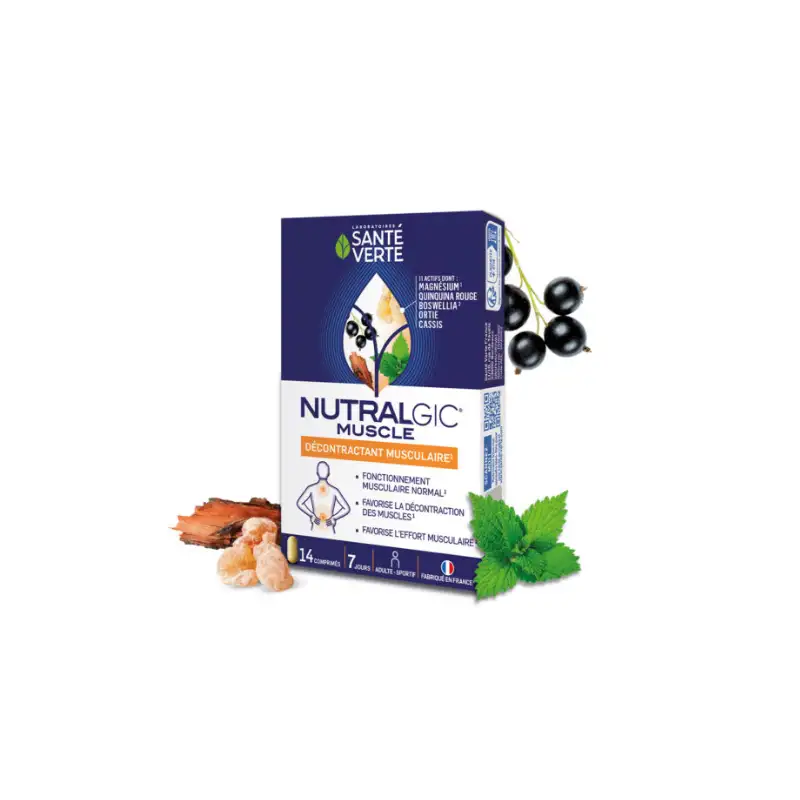 Santé Verte nutralgic muscle 14 comprimés