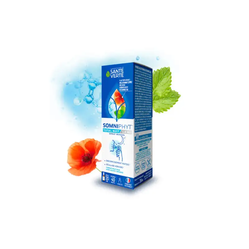 Santé Verte somniphyt total nuit 1.9mg spray-buccal 20ml