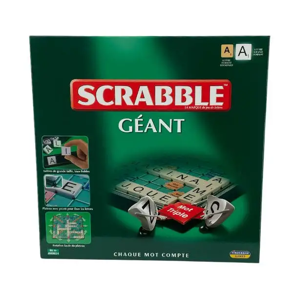 Jeu de Scrabble géant pour Seniors - Megableu