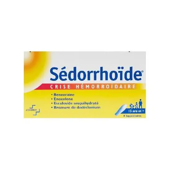 Sédorrhoïde 8 Suppositoires