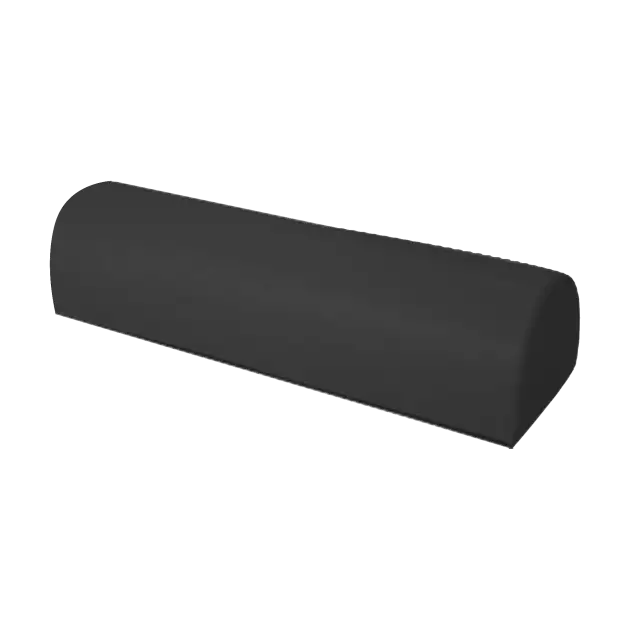 FinessePro Semi-Bolster 60x15x15cm noir