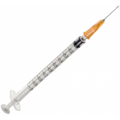 Seringues à tuberculine BD Plastipak stériles avec aiguille sertie (boite de 100)