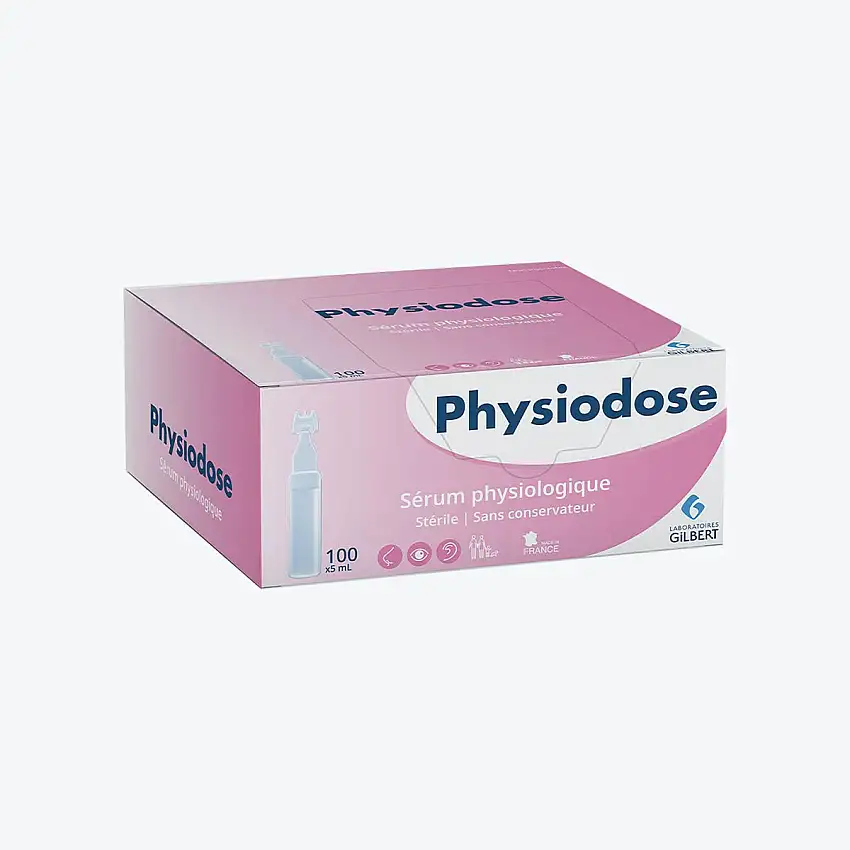 Sérum physiologique 5 ml -  Boîte de 100 - Gilbert