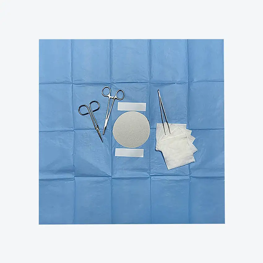 Set de suture - Stérile - 1 pince à disséquer - 1 champ de soin - Euromedis