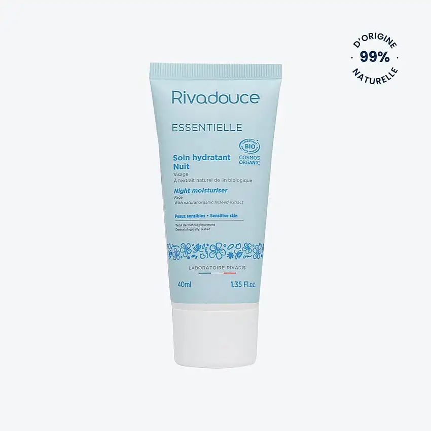 Soin hydratant - Nuit - Bio - 40 ml - Rivadouce