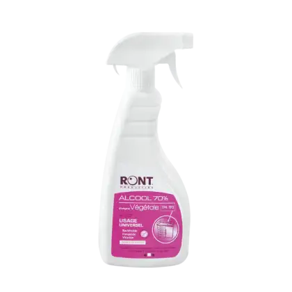 Spray désinfectant à usage universel Ront - Alcool 70% d'origine végétal