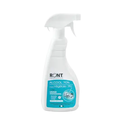 Spray désinfectant professionnel Ront - Alcool 70% d'origine végétal