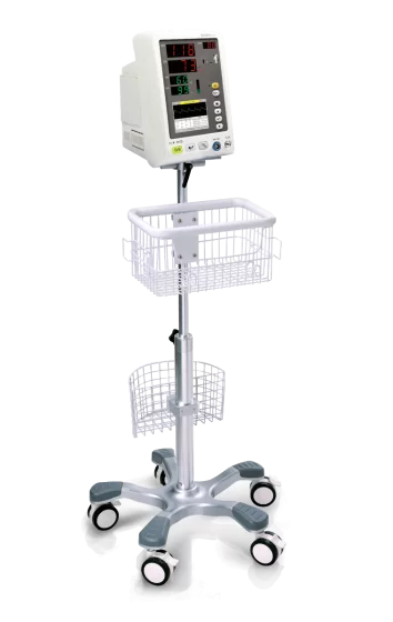 Pied à roulette pour Station vitale Edan M3A