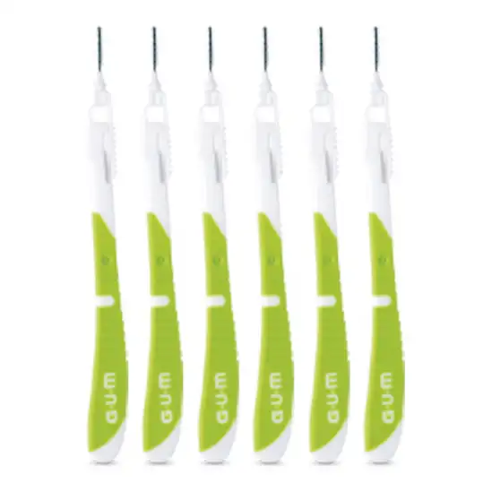 Gum brossette interdentaire 0.7mm bi-direction 6 pièces