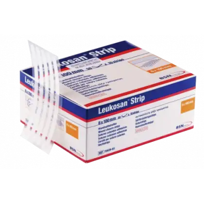 Sutures cutanées adhésives BSN médical Leukosan Strip (boite de 50)