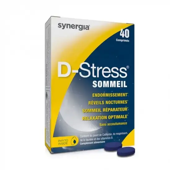 Synergia D-stress sommeil 40 comprimés