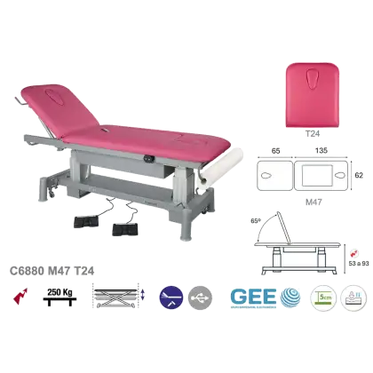 Table d'examen électrique 2 plans Ecopostural C6880