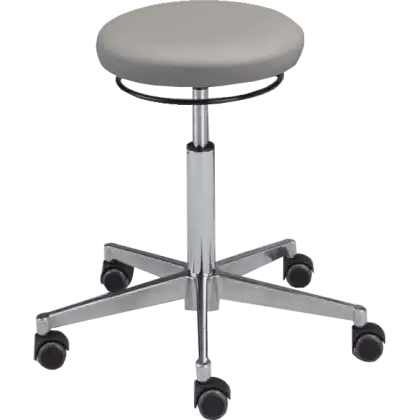 Tabouret pivotant pied chromé SCHMITZ - Revêtement Classic
