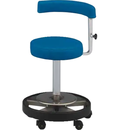 Tabouret d'examen avec dossier SCHMITZ - Revêtement Comfort