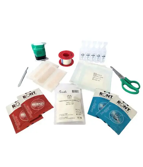 Composition trousse de secours souple 1 à 2 personnes
