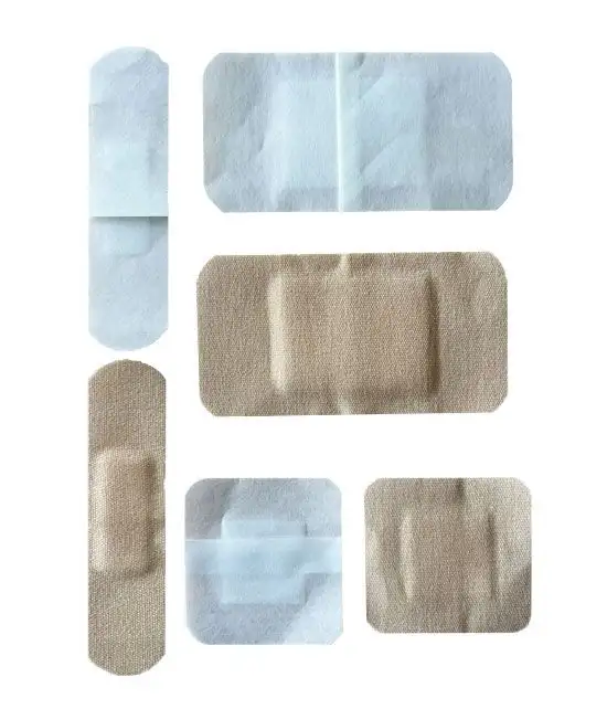 Sachet de 50 Pansements Tissés Coton Assortis