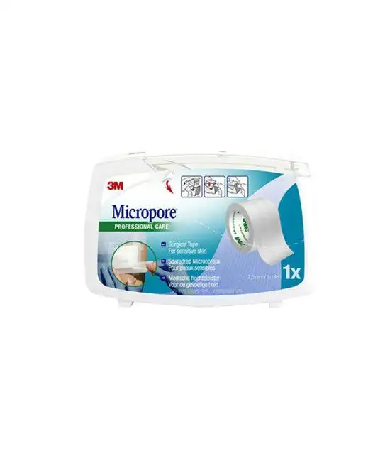 Sparadrap Microporeux Hypoallergénique - 2 cm x 9,14 cm