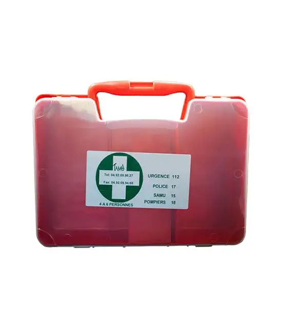 Trousse de Secours Transparente Simple Vide