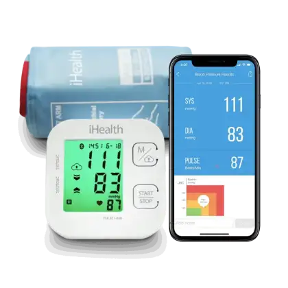 Tensiomètre au bras connecté iHealth Track