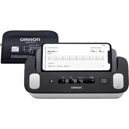 Tensiomètre électronique au bras Omron Complete avec fonction ECG