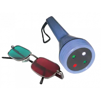 Test de Worth (verres vert/rouge)