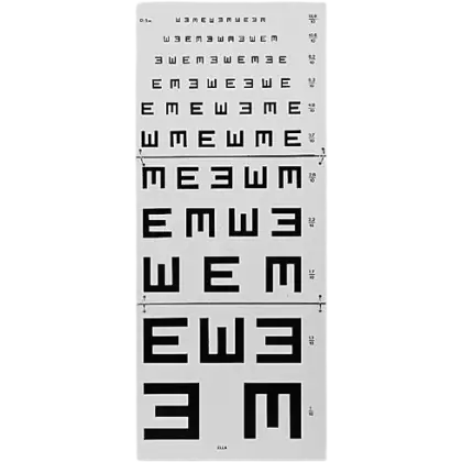 Test optométrique d'Armaignac pour illettrés