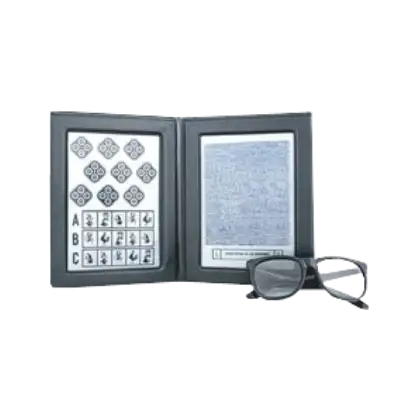 Test optométrique de la vision du relief - Test du papillon