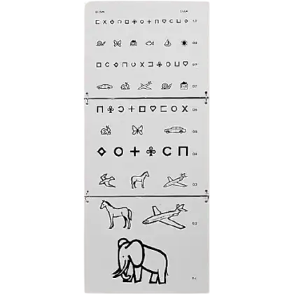 Test optométrique pour enfants