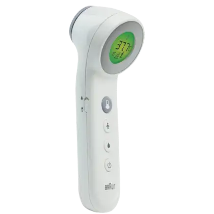 Thermomètre infrarouge contact/sans contact Braun BNT400