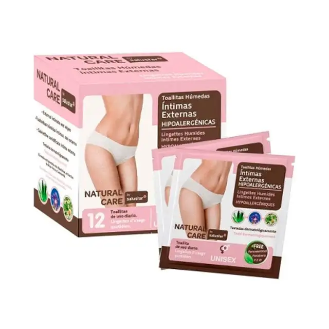 Lingettes Intimes Monodoses à l'Allantoïne et à l'Aloe Vera