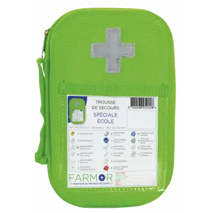 Trousse de secours EVA pour école