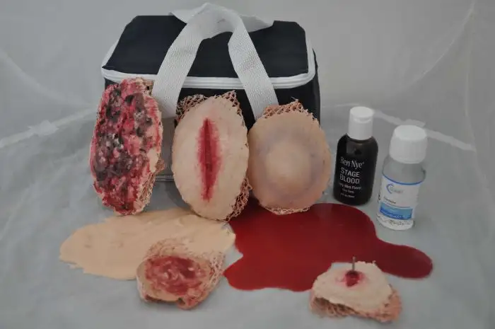 Kit de 5 fausses plaies pour Formation PSC1 et SST