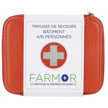 Trousse de secours pour bâtiment - 4 à 6 personnes