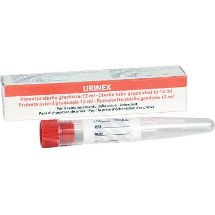 Tube éprouvette stérile pour test urinaire (boite de 100)