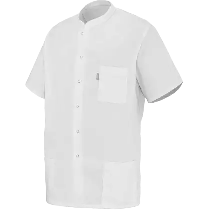 Tunique médicale blanche homme avec col officier Lafont Florent (blanc)