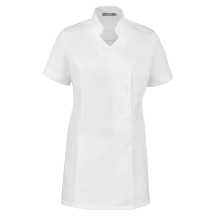 Tunique médicale femme en lyocell avec col officier Lafont Ayako (blanc)